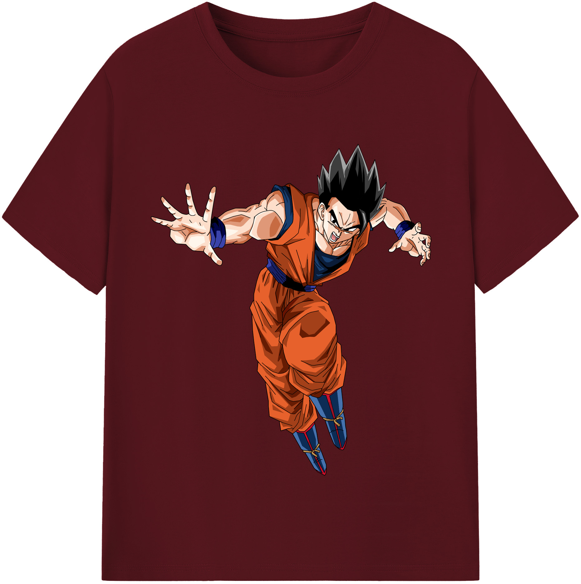 （画像用） ドラゴンボール 孫 悟飯（そんごはん）DRAGON BALL Son Gohan 綿100％半袖Tシャツ（フロントプリント）